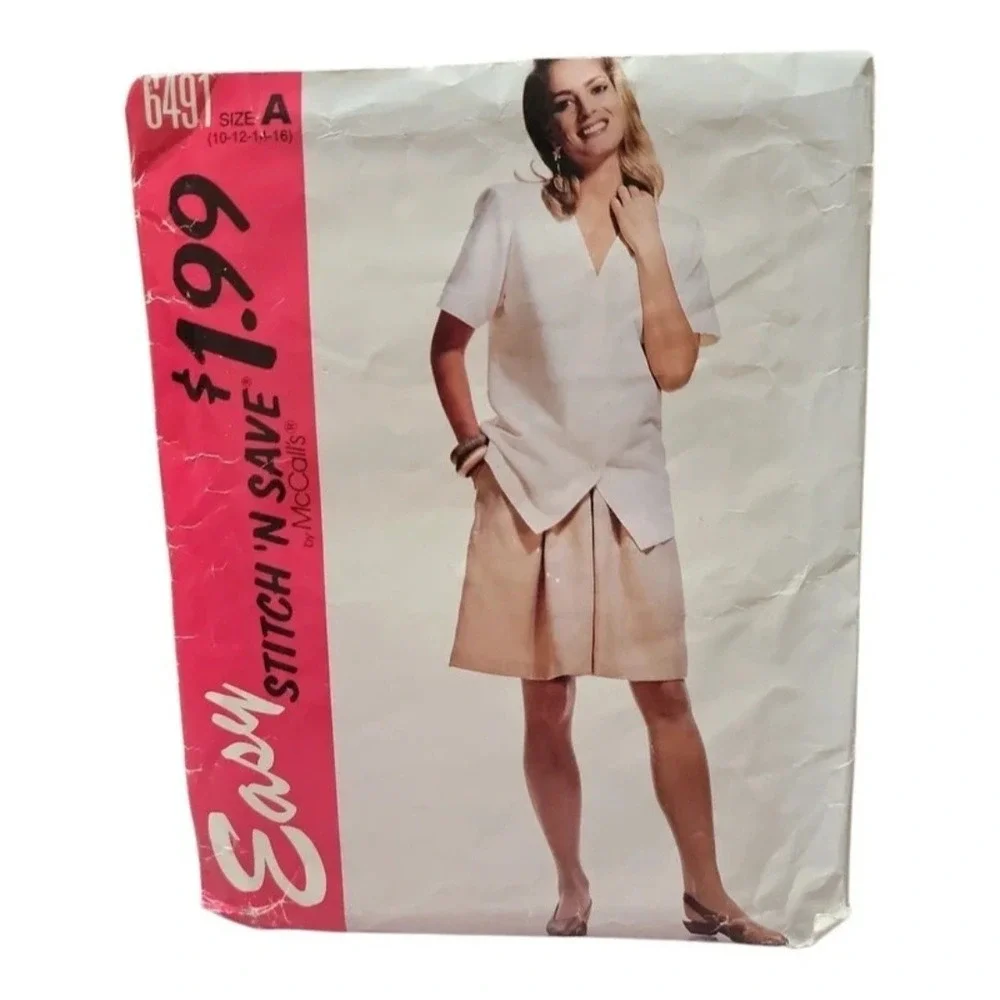 Lot of 8 Vintage 1980s 1990s McCalls Simplicity Sewing Patterns Womens Size 6-20